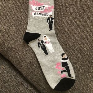 Just Married Socks - SOLD